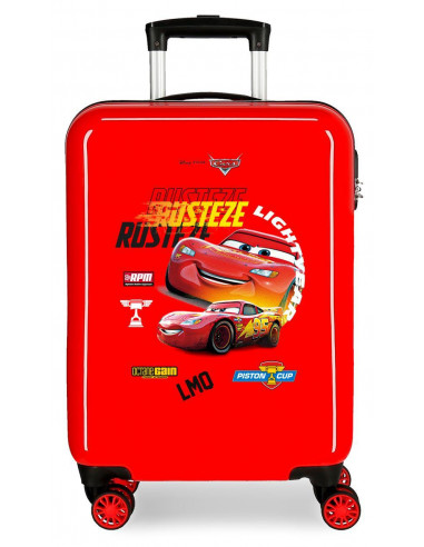 TROLLEY ABS 55CM.4R. CARS RUSTEZE LIGHTYEAR ROJO